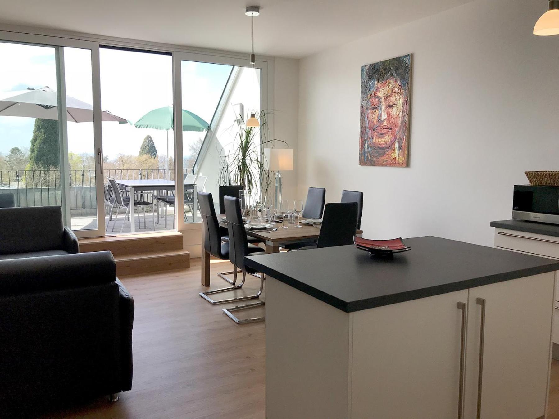 Ferienwohnung Cloud Nr 9 - 3 Zimmer Maisonette-Wohnung Mit Grossem Balkon Λιντάου Εξωτερικό φωτογραφία